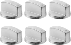 6 Pcs 6mm Stoves Cooker Knobs Universal Gas Hob Knobs Oven Control Knobs Cooking