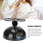 02 015 Digital Bedside Clock Novelty Flying Alarm Clock For Heavy Sleepers