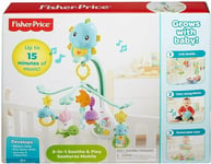 Fisher-Price 3-in-1 Soothe and Play Seahorse Mobile For 0+ages