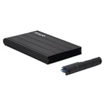 TOOQ - Boitier externe - 2.5" - SATA 6Gb/s - USB 3.1 (Gen 1) - noir