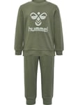 Hummel Arine joggedress til barn - dusty olive