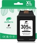 305XL Cartouches d'encre Remplacement pour HP Cartouche 305 XL DeskJet 2820e 2810e 2800e 2821e 2822e 2823e 4220e 4222e 4230e Envy 6000 6400 6010 6020 6022 6030 6030e 6032 6420 6430 Noir