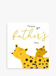 Caroline Gardner Leopard 1st Father's Day Card