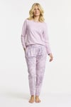 Damella of Sweden Miriam Pyjamasbyxa Ljuslila/Rosa XXL