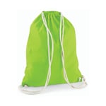 Westford Mill Cotton Gymsack - Kelly Green / One Size