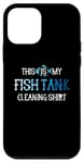 Coque pour iPhone 12 mini This Is My Fish Tank Cleaning Staff Aquarist Vintage