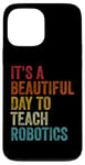 iPhone 13 Pro Max Vintage Robotics Instructor Inspiring Young Innovators Retro Case