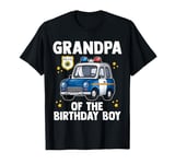 Grandpa Of The Birthday Boy Police Car Policeman Officer Cop T-Shirt