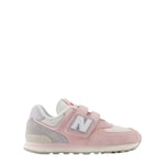 New Balance 574 Kids Hook & Loop Sneakers Shell Pink | Rosa | 29 EU