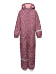 ZigZag Tower Printed Coverall W-Pro 10000 Rosa