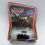 Voiture Disney Cars LIZZIE Ford T Diecast métal 1/55 Mattel H6411 Supercharged