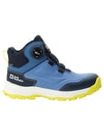 Jack Wolfskin CYROX Texapore DIAL Mid K Chaussure de Marche Mixte Enfant, Bleu Element, 40 EU