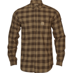 Härkila Scandinavian L/S-Skjorte Herre Antique Bronze Check, 4XL