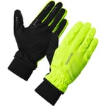 Gripgrab Cykelhandskar Ride II Windproof Winter Yellow Hi-Vis