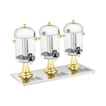 Royal Catering Saftdispenser - 3 x 8 l midterrør til isterninger