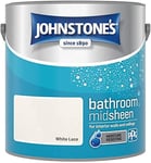 Johnstone's - Bathroom Paint - White Lace - Mid 2.5 l (Pack of 1), 