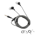 Wired Earbuds With Mic HD Stereo Bass Noise Reduction 3.5 Mm Jack Earphones New