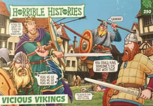 Horrible Histories PLG 7285 Vicious Vikings 250 Piece Puzzle from Paul Lamond Games, Green