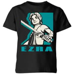 T-Shirt Enfant Ezra Star Wars Rebels - Noir - 7-8 ans