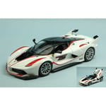 FERRARI FXX K (KERS) 2015 N.75 WHITE 1:24 Burago Auto Competizione Die Cast