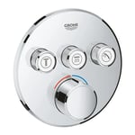 Grohe Grohtherm SmartControl termostat For innbygging, 3 uttak, Krom - 29146000