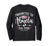 Promoted To Abuela 2025 Mothers Day Soon To Be Mom Pregnancy Long Sleeve T-Shirt