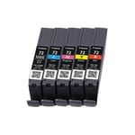 Canon PGI-72 Inkjet Cartridge Multipack PBK/GY/PM/PC/CO Pack 5 6403B007