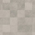 Våtrumsmatta Tarkett Aquarelle Concrete Grid Light Grey