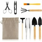 Kit de jardinage (10 Pcs) Ensemble d'outils de jardin Kit d'outils de jardin avec sac de rangement