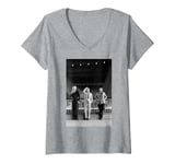 Womens Heaven 17 Synth Pop Band Portrait By Virginia Turbett V-Neck T-Shirt