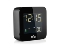 Braun BC 08 B-DCF black Radio Controlled Alarm Clock