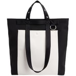 Sac a main Calvin Klein Jeans  Sac grand format  Ref 59323 Noir et Bl