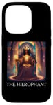 Coque pour iPhone 14 Pro La carte de tarot hiérophante, hiérophante. Tarot, Tarot Cards