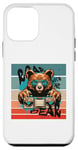 iPhone 12 mini Bear boombox retro vintage sunglasses cool music paws detail Case