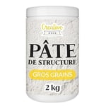 Creative Deco Modeling Paste Pâte de Structure Gros Grains 2kg | Pâte à Relief pour Peinture Acrylique | Modelling Paste | Pâte Texturée | Pate Structure | Modelage Effet 3D et Texture Art