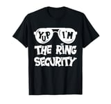 Funny Wedding Ring Bearer Security for Kids T-Shirt