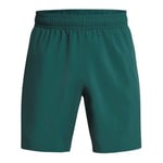 Under Armour 2P Woven Wordmark Shorts Grön polyester Large Herr