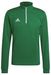 adidas Homme Sweatshirt (Long Sleeve) Ent22 TR Top, Team Green/White, HI2129, MT