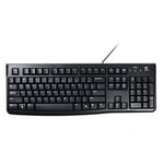 Logitech K120 Keyboard for Business Black, Slim & Spill Resistant USB