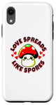 iPhone XR Love Spreads Like Spores Cute Funny Kawaii Mushroom Case