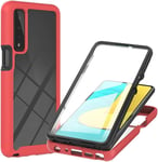 Film Protection Intégrale Pour Lg Stylo 7 Stylo7 4g 5g Armor Case Fashion Hard Pc+Tpu Phone Shell Lg Stylo 7 Coques Rouge Lg Stylo 7 5g