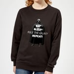 Sweat Femme Eat Sleep Rule The Galaxy Repeat Star Wars Classic - Noir - M - Noir