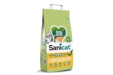 Sanicat - Litière agglomérante à base de maïs recyclé, Forte capacité d’absorption et contrôle des odeurs, Produit organique et biodégradable, Format : 6 L