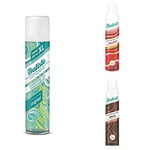 Batiste - Shampoing Sec - Original 280 ML + Batiste Shampooing Sec/Volume 166 g+ Batiste - Touche de couleur Bruns 200 ML