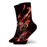 AEMAPE Anime D-Emon S-Layer Demon Men 'S Comfort Athletic Crew Chaussettes