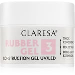 Claresa Rubber Gel Construction Gel UV/LED Længdegivende gel neglelak Skygge 03 12 g