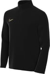 Nike Unisex Kids Long Sleeve Top K Nk Df Acd23 Drill Top Br, Black/Black/Metallic Gold, DX5470-017, M