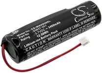 Kompatibelt med Wahl Beretto Chrome, 3.7V, 3400 mAh