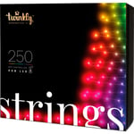 Twinkly Strings lyskæde 20 meter, 250 lys, farvet lys