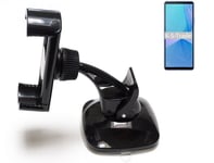 Car holder windshield dashboard for Sony Xperia 10 III Smartphone mount bracket